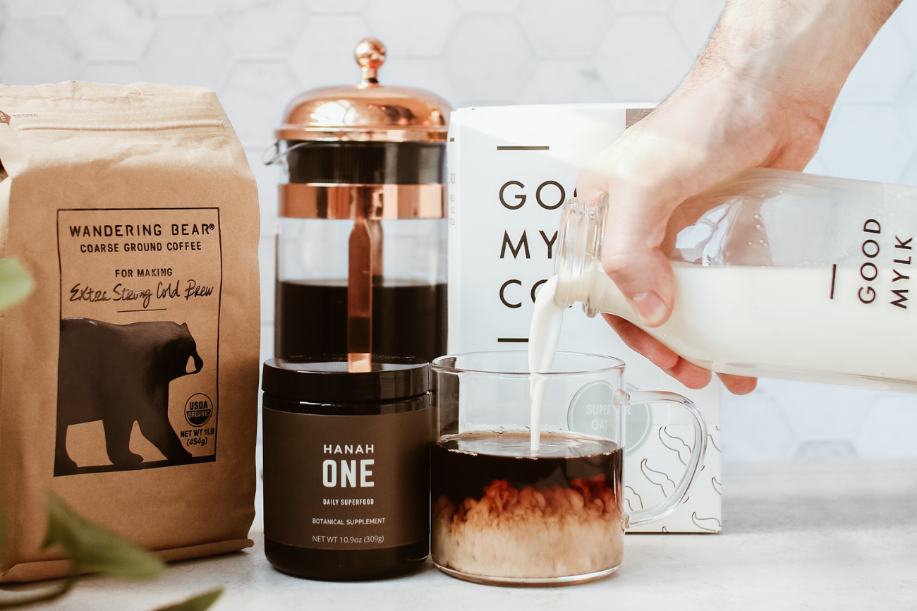 HANAH x Goodmylk Co. x Wandering Bear Coffee "Not-Your-Basic" Latte