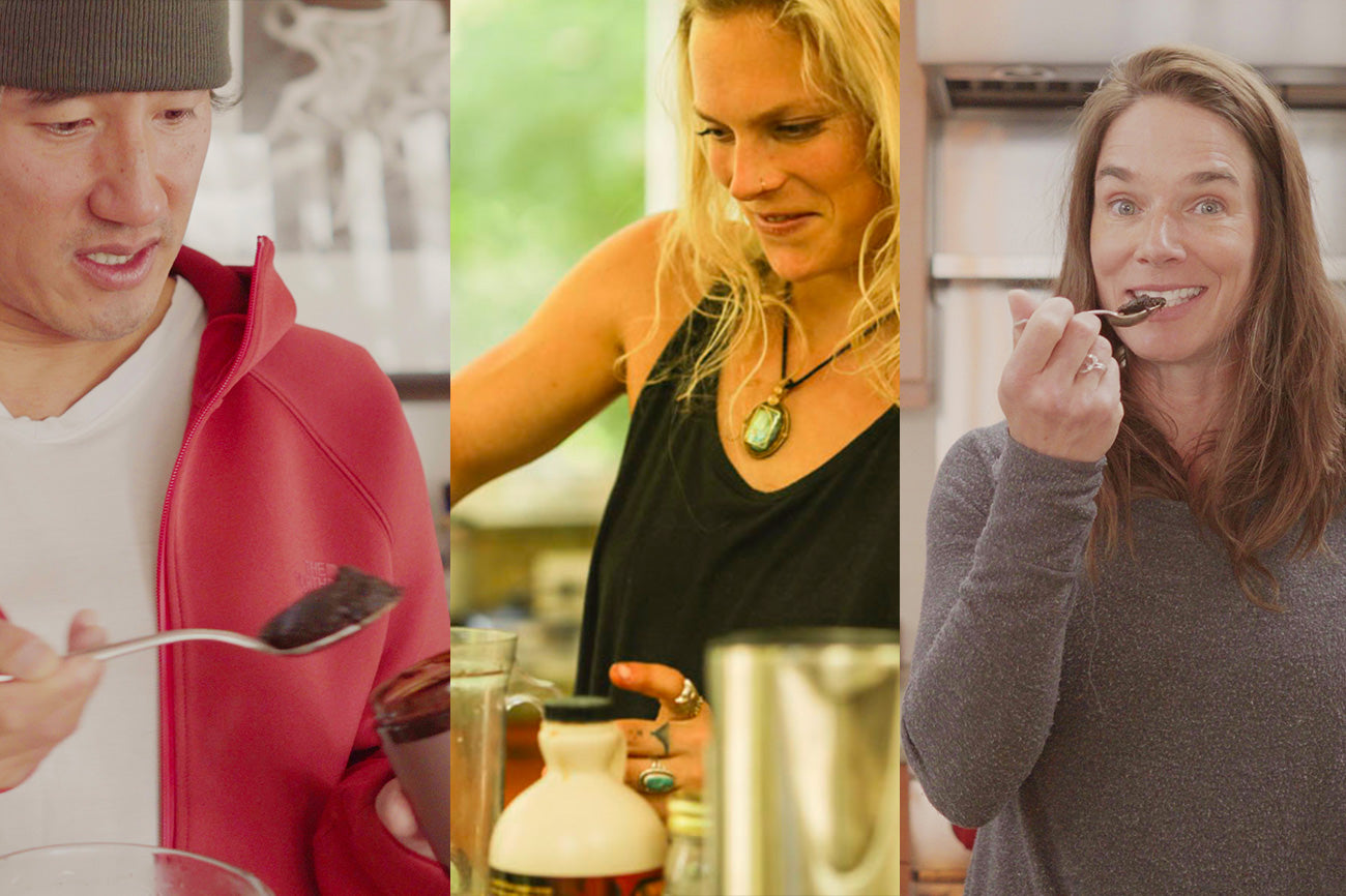 HANAH Heroes Jimmy Chin, Angel Collinson and Kit DesLauriers all enjoy the RESULTS that HANAH ONE and other products give them.