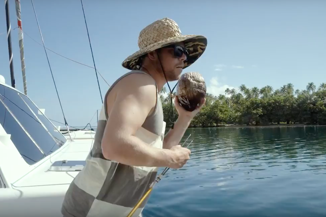 Travis Rice finds the perfect coconut during his Rituals video