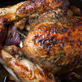 Turkey brine and rub for the holiday season. Delicious recipe for moist and healthy turkey.