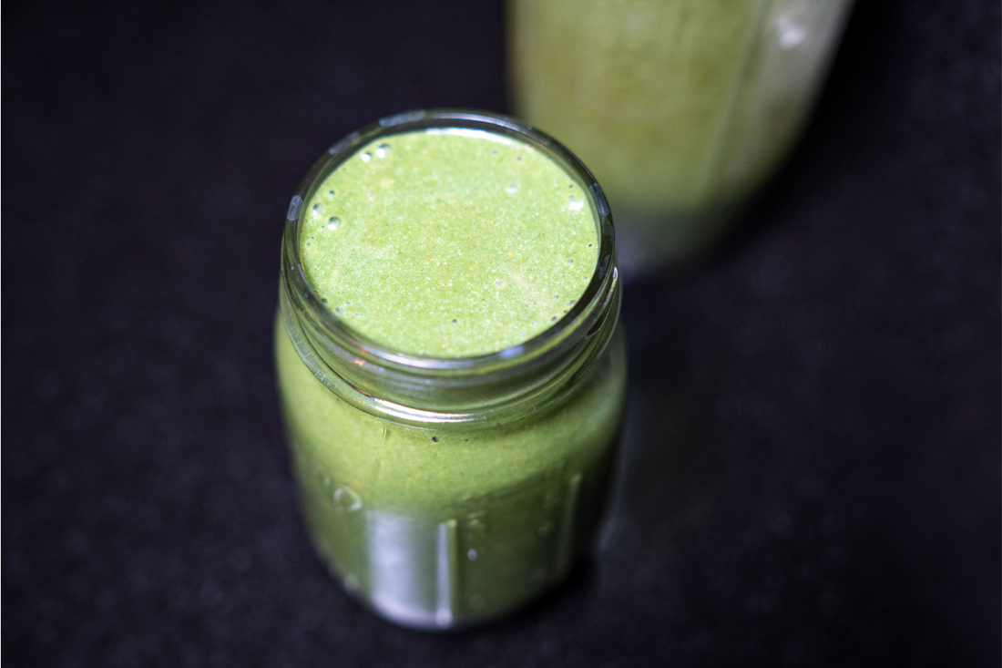 Boosted matcha smoothie