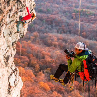 Jimmy Chin talks about how not all ingredients are created equal and the purity, quality and results of HANAH ONE. Photocredit Mike Schaefer, Jimmy Chin in Gunks Canyon.  